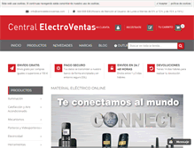 Tablet Screenshot of centralelectroventas.com